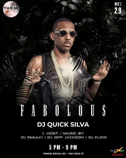Fabolous at THRōW Social flyer