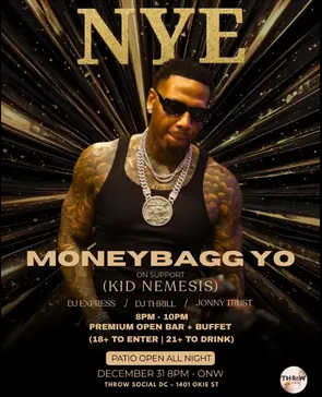 Moneybagg Yo New Year's Eve flyer
